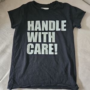 NUNUNU Handle with Care Tshirts 8-9 yo